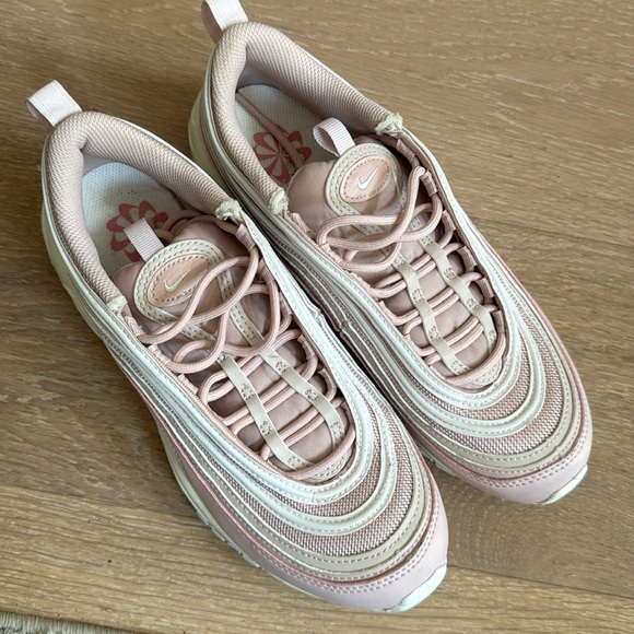 Nike Air Max 97 Barely Rose Womens Sz 8 Pink Low Top Sneaker - Picture 8 of 9